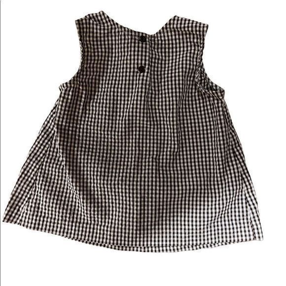 Rare Edition size 18 months dark brown gingham sleeveless dress - Picture 2 of 4